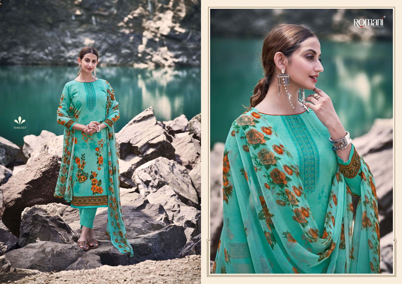 Romani Kiara 2 Cotton Fancy Ethnic Wear Ready Made Designer Dress Collection